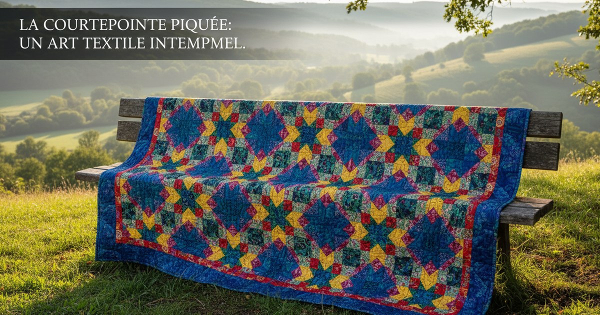 La courtepointe piquée : un art textile intemporel