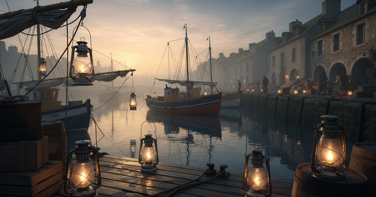 Les fanaux de pêche : lumières d’autrefois sur les quais