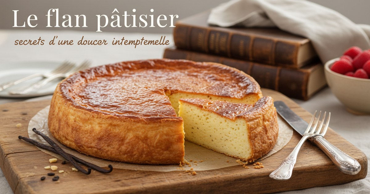 Le flan pâtissier : secrets d’une douceur intemporelle