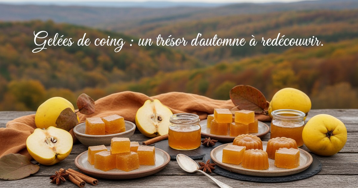 Gelées de coing : un trésor d’automne à redécouvrir