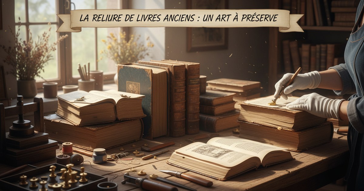 La reliure de livres anciens : un art à préserver