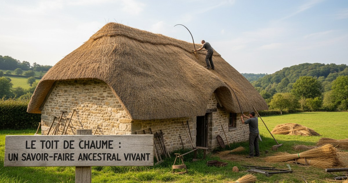 Le toit de chaume : un savoir-faire ancestral vivant